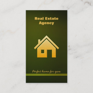Real Estate Agency Business Card