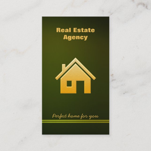 Real Estate Agency Business Card (Front)