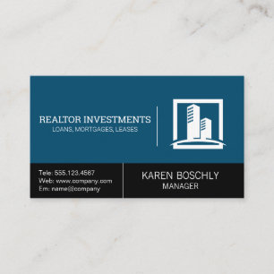 Real Estate Agency   Property Management Business Card