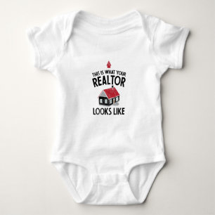 Real Estate Agent Baby Bodysuit