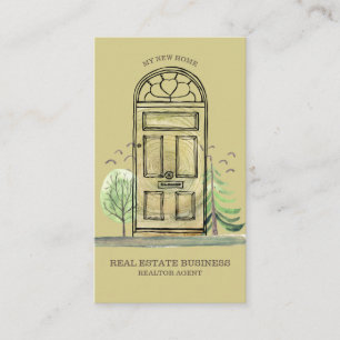 Real Estate Agent Broker New Home mowing Business Card