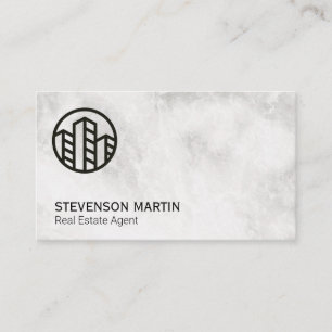 Real Estate Agent Buildings Business Card