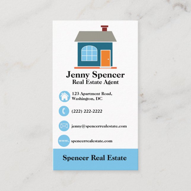 Real Estate Agent Business Card (Front)