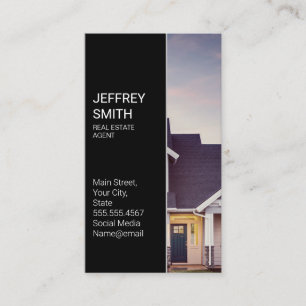 Real Estate Agent Business Card