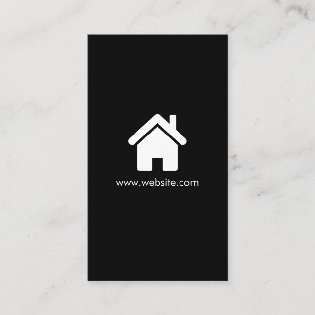 Real Estate Agent Business Card (Front)