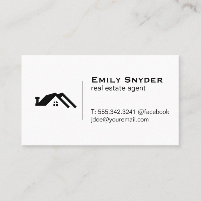 Real Estate Agent Business Card (Front)