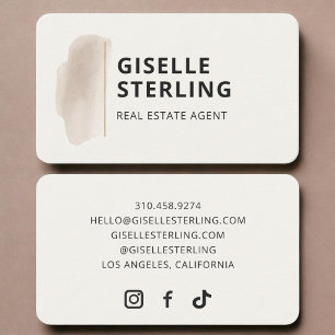 Real Estate Agent Business Card