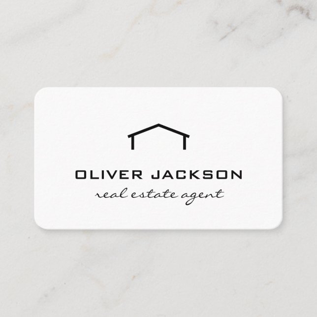 Real Estate Agent Business Card (Front)