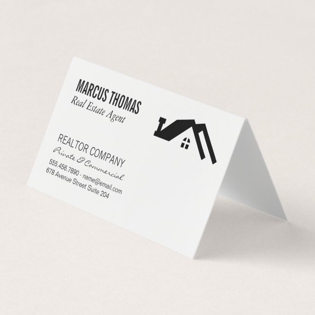 Real Estate Agent Business Card (Front)