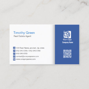 Real Estate Agent Business Card Simple #06