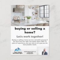 Real Estate Agent  Business Postcard