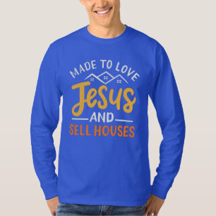 Real Estate Agent Christian Realtor Novelty T-Shirt