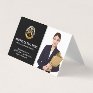 Real Estate Agent Custom Agent Picture Business Card