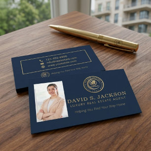Real Estate Agent Custom Logo Property Branding Magnetic Business Card