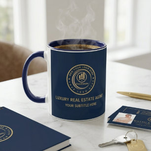 Real Estate Agent Custom Logo Property Branding Mug