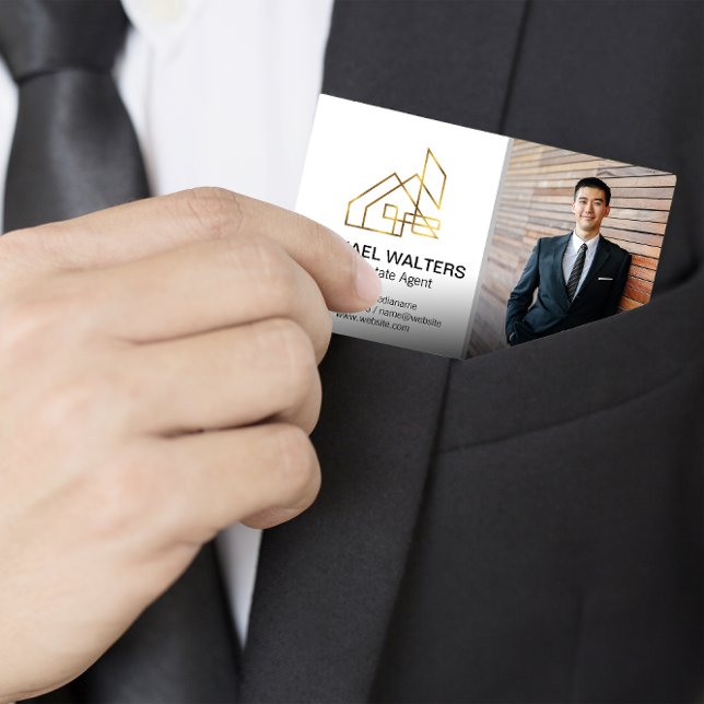 Real Estate Agent | Custom Pic Business Man Card (Creator Uploaded)