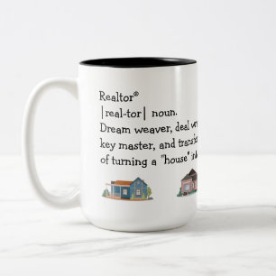 Real Estate Agent 'definition' Mug