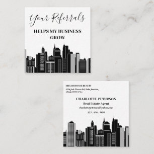 Real Estate Agent Farming Referral Card