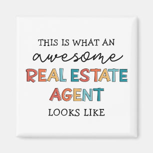 Real Estate Agent Funny Awesome Realtor Gifts Magnet