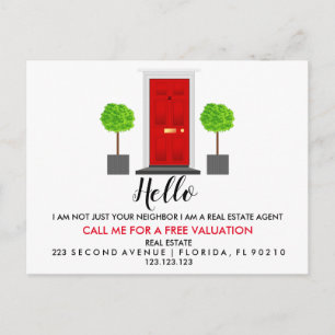 Real Estate Agent HELLO CARD