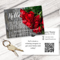 Real Estate Agent HELLO Roses Spring Checklist  An