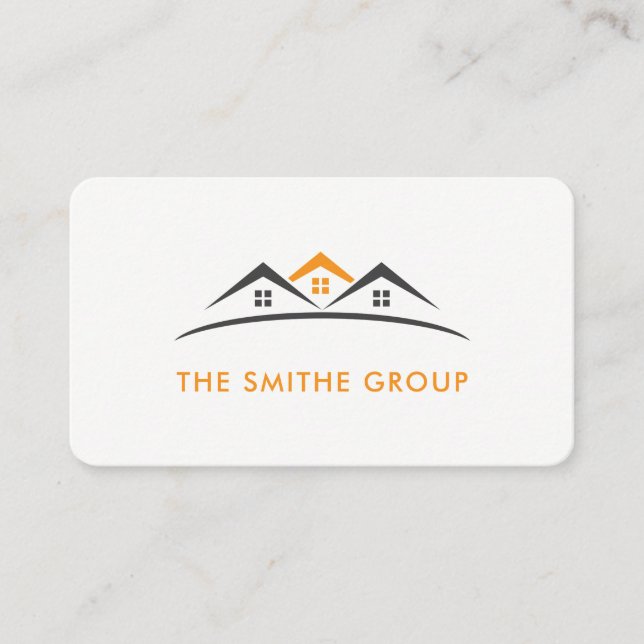 Real Estate Agent | Homes | Property Investments Business Card (Front)