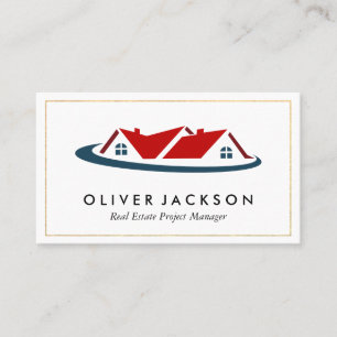 Real Estate Agent   House Business Card