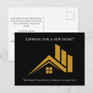 Real Estate Agent House Business Postcard