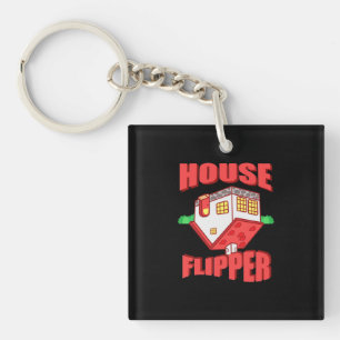 Real Estate Agent House Flipper Key Ring
