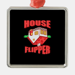 Real Estate Agent House Flipper Metal Tree Decoration