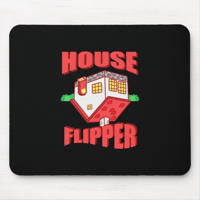 Real Estate Agent House Flipper Mouse Mat (Front)