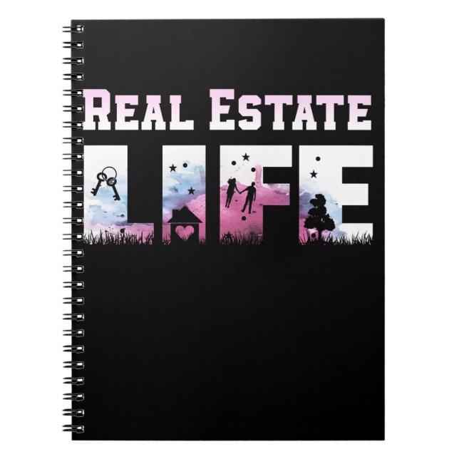 Real Estate Agent Investor House Broker Notebook (Front)