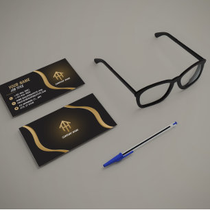 Real Estate Agent Luxury Business Card
