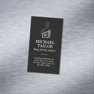 Real Estate Agent Magnetic Business Card