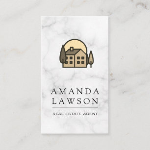 Real Estate Agent   Marble   Realtor Icon Appointment Card