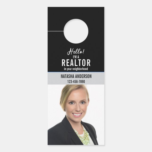 Real Estate Agent Marketing Just Sold Homes Door Hanger (Front)