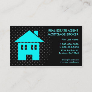 Real estate agent mortgage custom business cards