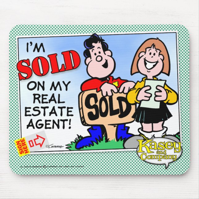 Real Estate Agent Mouse Mat (Front)