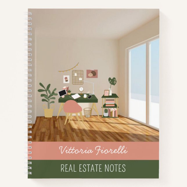 Real Estate Agent Notes Personalised Notebooks (Front)