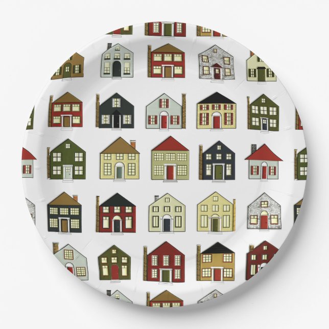 Real Estate Agent Paper Plate (Front)