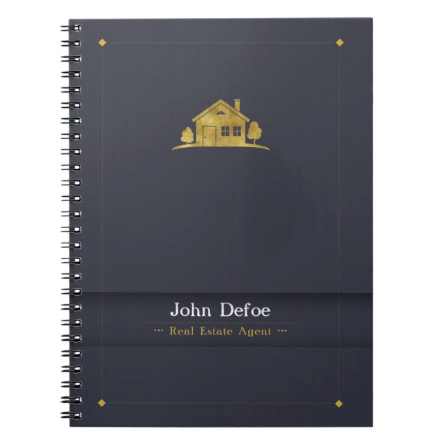Real Estate Agent | Perfect House Notebook (Front)