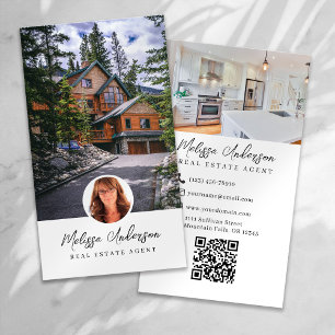 Real Estate Agent Photo Collage Business Card