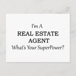 REAL ESTATE AGENT POSTCARD