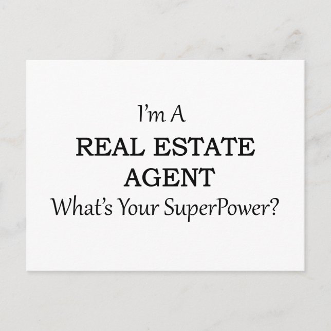 REAL ESTATE AGENT POSTCARD (Front)