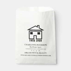 Real Estate Agent Promotional Advertising Favour Bags