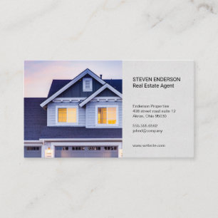 Real Estate Agent   Property Homes Business Card