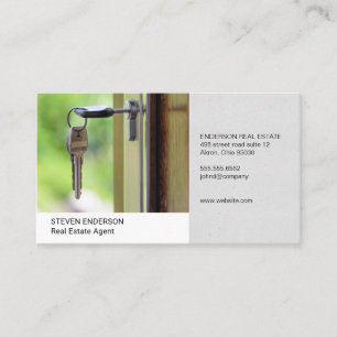 Real Estate Agent   Property Homes   Open House Business Card