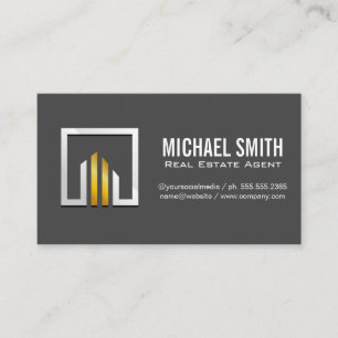 Real Estate Agent Property Manager Business Card