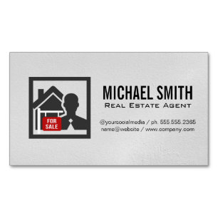 Real Estate Agent   Property Manager Business Card