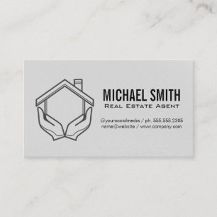 Real Estate Agent   Property Manager Business Card